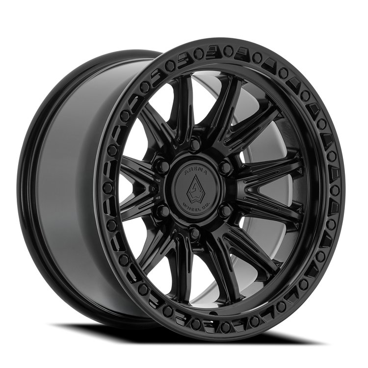 A132 BLITZ Wheel [Size: 20"x9"] Satin Black Center w/ Glossy Black Lip Finish A132209089P00004