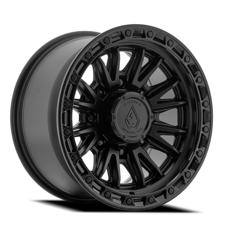 A135 ATLAS Wheel [Size: 17"x9"] Satin Black Center w/ Glossy Black Lip Finish A135179018P00004