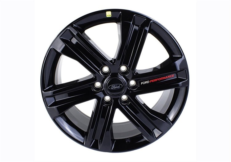 M-1007-S2085F15B Six Spoke Wheel Fits Select Ford F-150 Trucks [Size 20" x 8.5"] Gloss Black