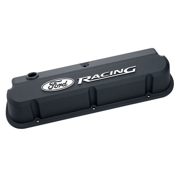 Satin Black Slant Edge Valve Covers