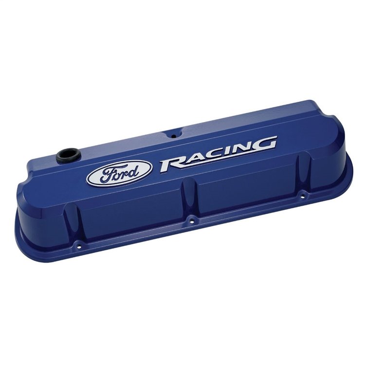 Ford Blue Slant Edge Valve Covers