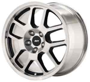 Cobra SVT Silver Wheel with Black Windows 2005-Up Mustang GT