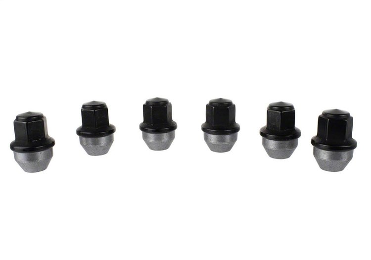 M-1012-F15B Lug Nut Kit M14 x 1.5, Set of 6 Fits Select Ford F-150, Raptor, Expedition, Navigator, Bronco Raptor [Black]