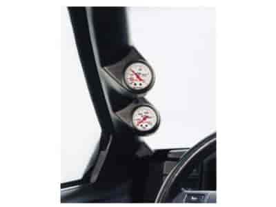Dual Gauge Pod Pillar Mount, Full Length
