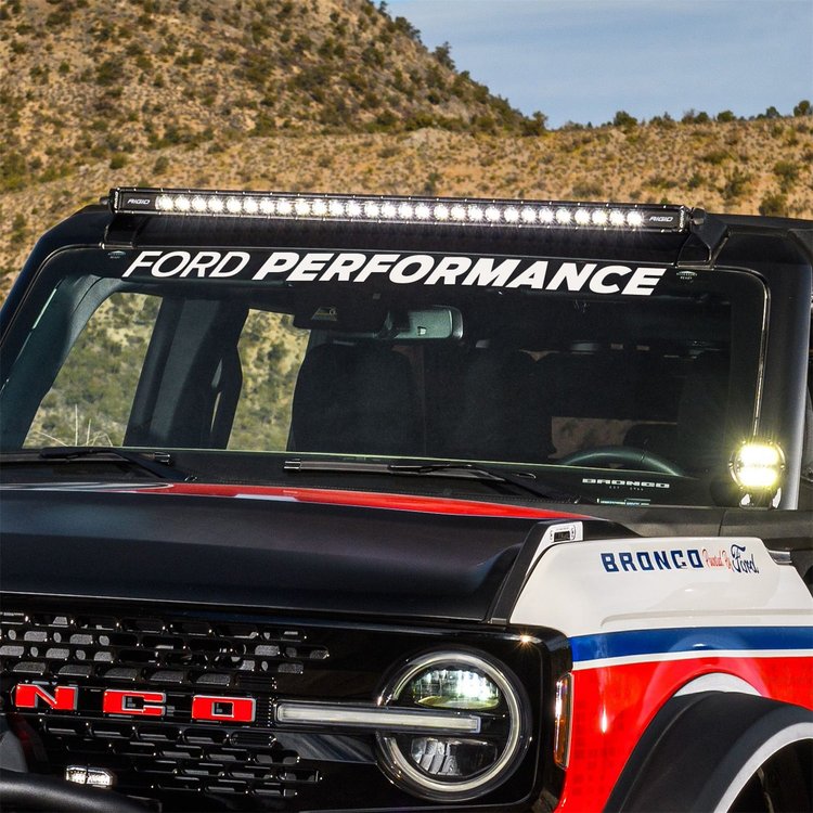 BRONCO WINDSHIELD BANNER