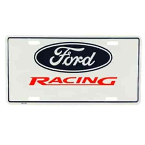 Ford Racing License Plate
