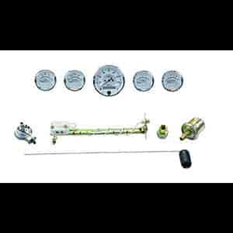 Masterpiece Gauge Kit Chrome Bezel Includes: