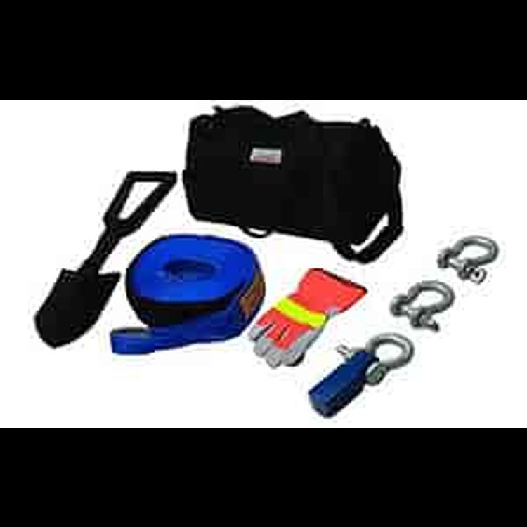 Tow Kit With Strap Incl. 3 Galvanized 3/4 in. Shackles