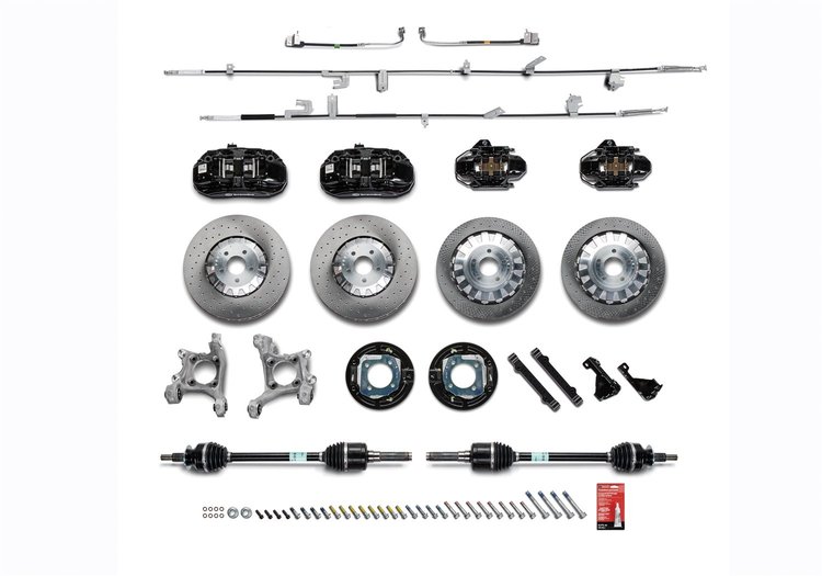 GT350R BLK BRAKE KIT
