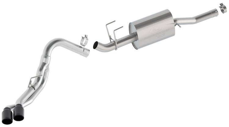 M-5200-FSDB Sport Side Exit Exhaust System for Fits Select Ford Super Duty 7.3L [Black]