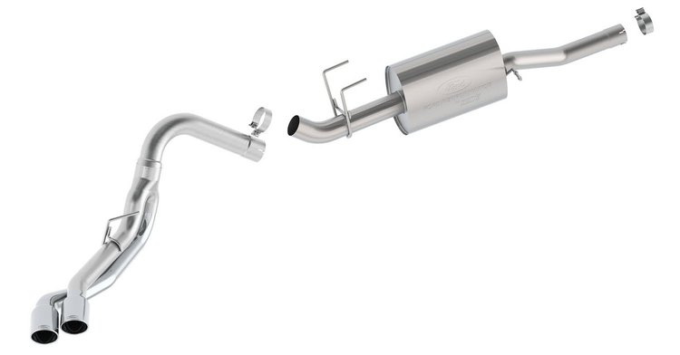 M-5200-FSDC Sport Side Exit Exhaust System for Fits Select Ford Super Duty 7.3L [Chrome]