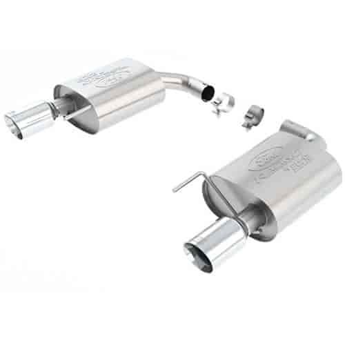 Axle-Back Touring Exhaust System 2015-16 Ford Mustang 2.3L EcoBoost