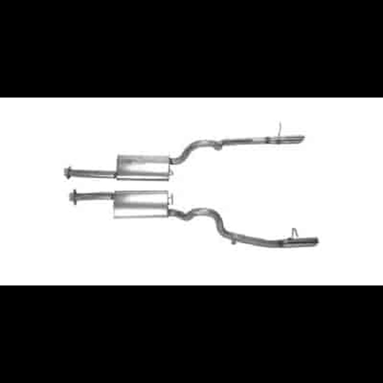 Cat Back Exhaust 1986-93 Mustang 5.0L LX, 1994-95 Mustang 5.0L, 1996-97 Mustang 4.6L GT, 1996-97 Cobra