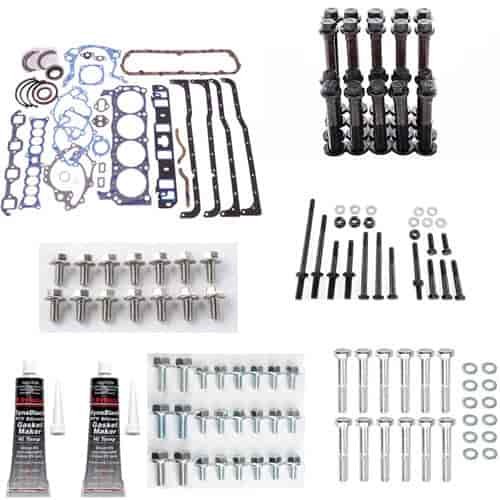 Engine Gasket and Bolt Kit 1963-2001 289-302 ci Small Block Windsor V8