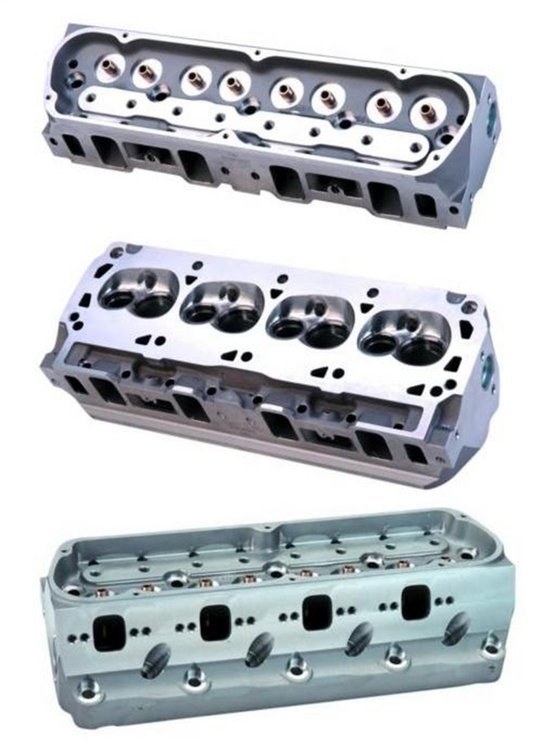 Bare Aluminum Z-Head Cylinder Head for 302/351W Small Block [63cc Chamber]