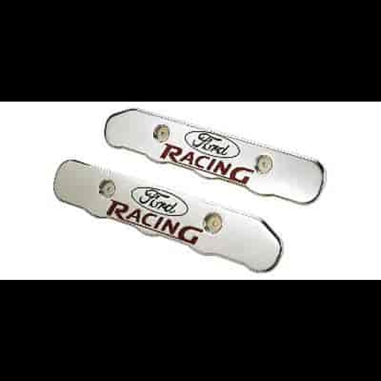 Billet Aluminum Coil Covers 2-color Ford Racing logo