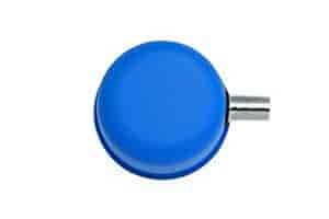Push-In Valve Cover Breather Blue Powdercoated, Plain