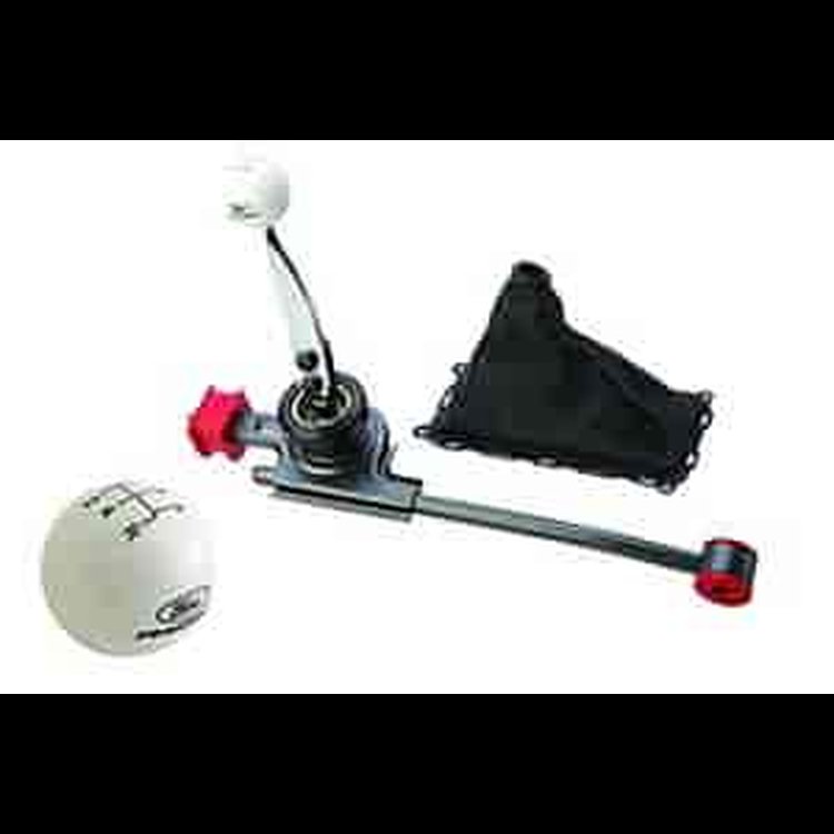 Short Throw Shifter Chrome Stick w/White Knob