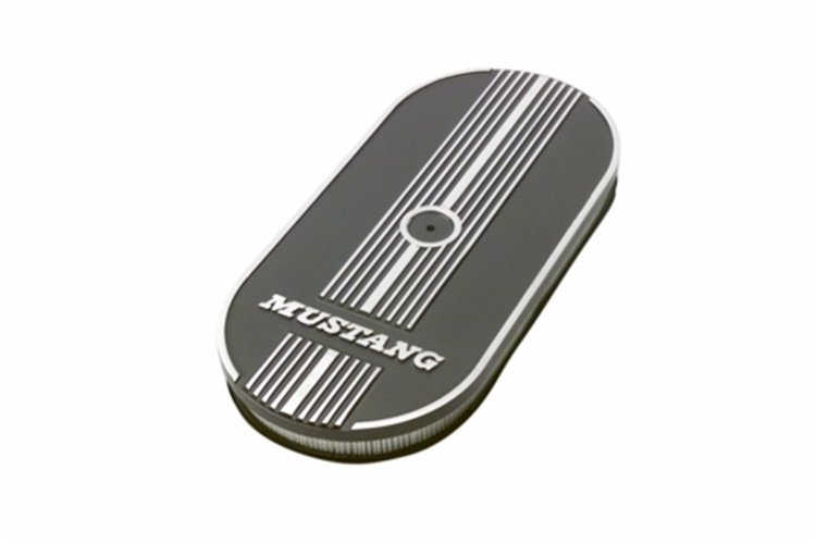 Oval Air Cleaner Assembly with Mustang Logo