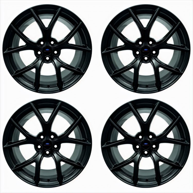M-1007K-DC19MB HP Performance Pack Wheel Kit Fits 6th Gen Ford Mustang Models, Matte Black