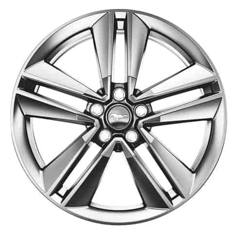 2015-2016 MUSTANG EcoBoost 19 x 9 PERFORMANCE PACK WHEEL SET WITH TPMS KIT - SPARKLE SILVER