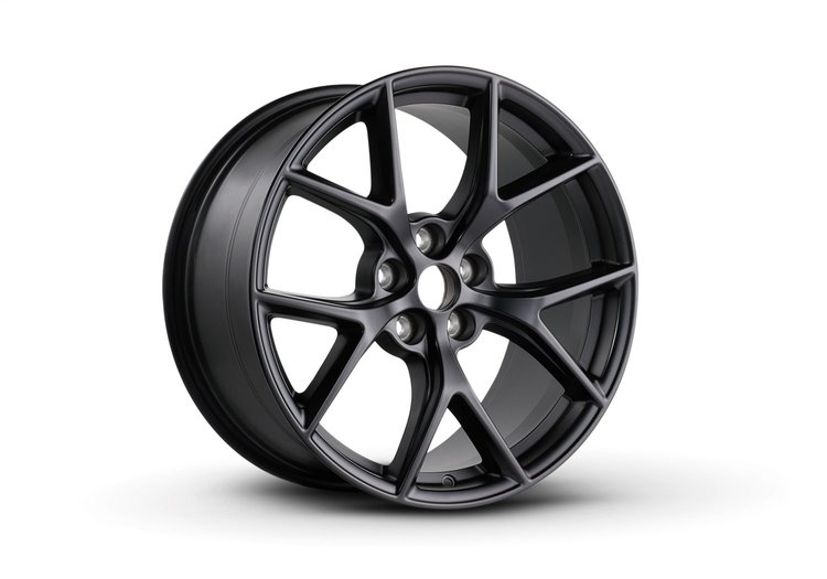 M-1007-DC1995MB HP Performance Pack Front Wheel Fits 6th Gen Ford Mustang Models [19" x 9.5"] Matte Black