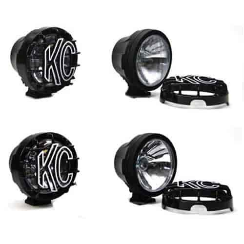 6 BLACK HID LIGHTS SET OF FOUR