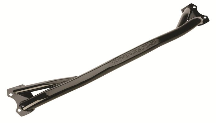 Strut Tower Brace for 2010 Shelby GT500 [Parallel Beam, Grey Powdercoat]