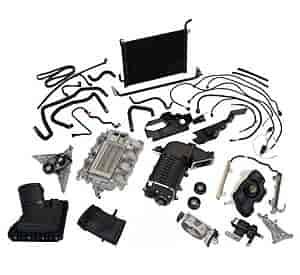 2011-12 Mustang GT 624HP Supercharger Kit 624hp / 536lb-ft. with 93 octane fuel @ 9psi of boost