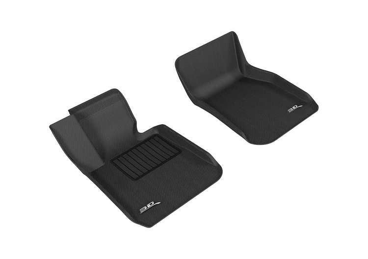 L1BM03711509 KAGU Floor Mat Set Fits Select BMW 320i/328i/330i/328d/340i/330e/335i, 2-Piece, Front [Black]