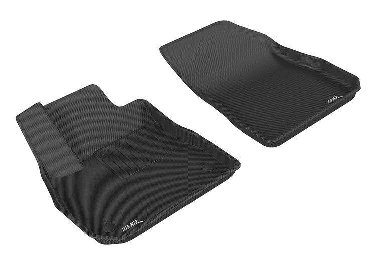 L1CH07711509 KAGU Floor Mat Set Fits Select Chevy Malibu, 2-Piece, Front [Black]