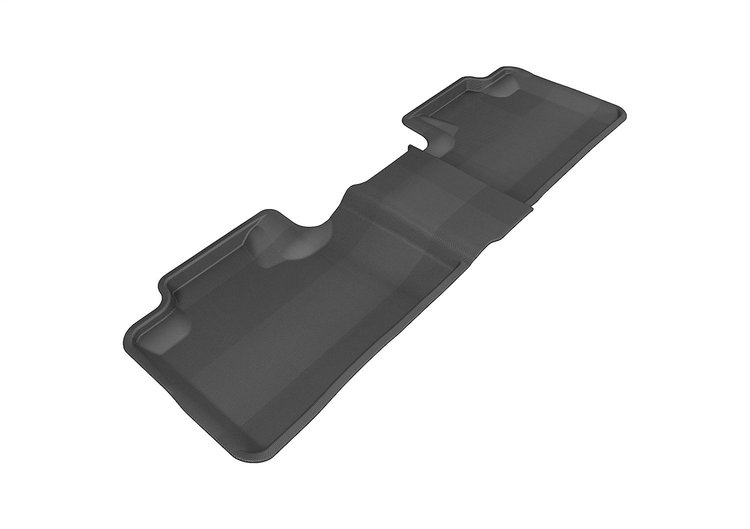 L1DG00621509 KAGU Floor Mat Fits Select Dodge Durango; Jeep Grand Cherokee, 1-Piece, 2nd Row/Rear [Black]