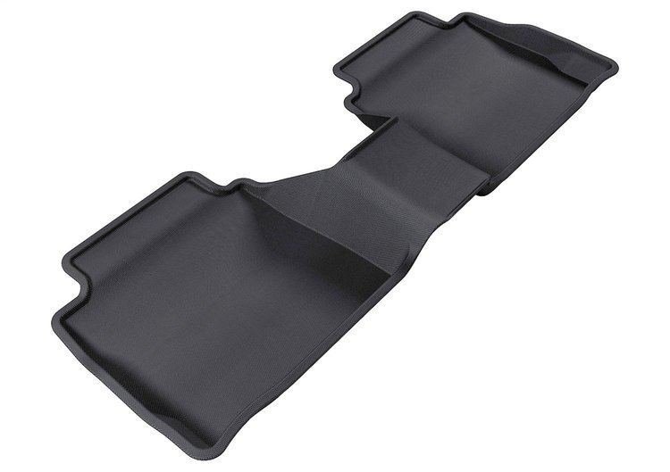 L1FR06021509 KAGU Floor Mat Fits Select Ford Fusion; Lincoln MKZ, 1-Piece, 2nd Row/Rear/Stowable [Black]
