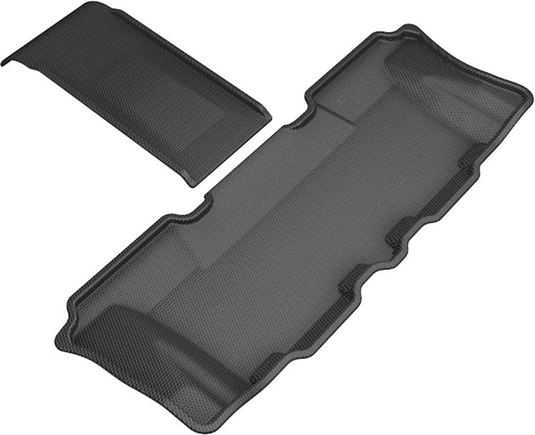 L1HY02831509 KAGU Floor Mat Fits Select Hyundai Santa Fe XL; Hyundai Santa Fe, 1-Piece, Third Row [Black]