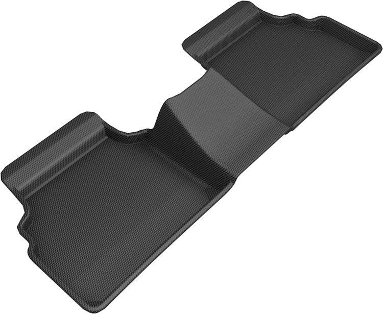 L1HY10321509 KAGU Floor Mat Set Fits Select Kia K5; Hyundai Sonata, 2nd Row/Rear [Black]