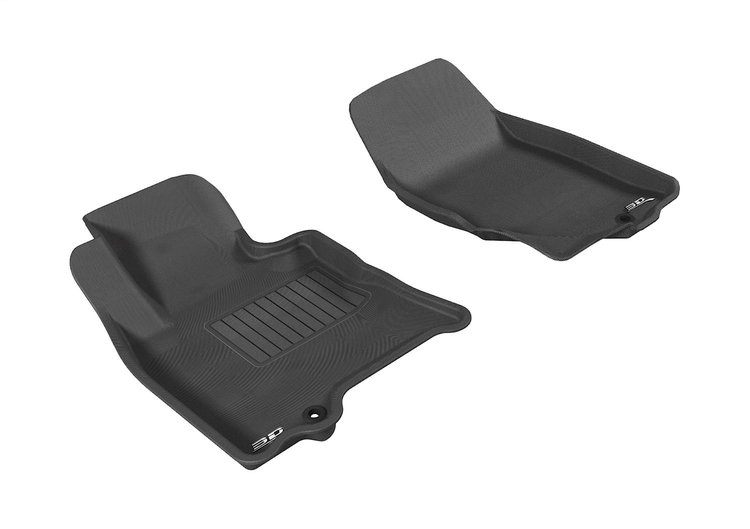 L1IN00311509 KAGU Floor Mat Set Fits Select INFINITI QX50; INFINITI QX70; INFINITI EX35; INFINITI FX35, 2-Piece, Front [Black]