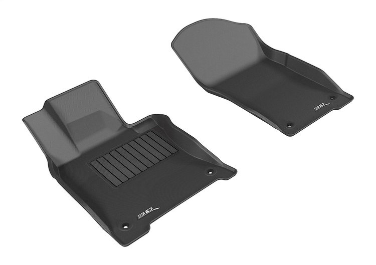 L1IN01711509 KAGU Floor Mat Set for 2014-2017 INFINITI Q50, 2-Piece, Front [Black]