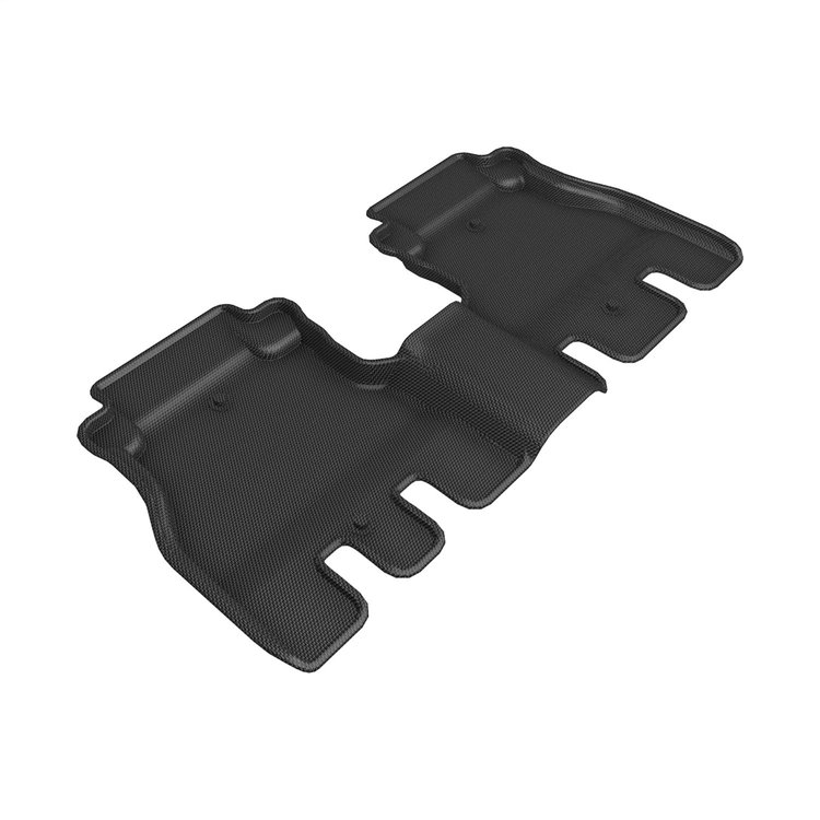 L1JP01921509 KAGU Floor Mat Fits Select Jeep Wrangler, 1-Piece, 2nd Row/Rear [Black]