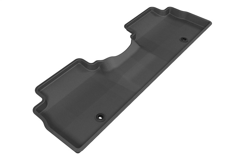 L1KA02021509 KAGU Floor Mat for 2014-2017 Kia Soul; 2018 Kia Soul; 2019 Kia Soul, 1-Piece, 2nd Row/Rear [Black]