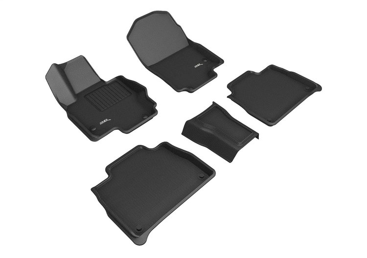 L1MB11801509 KAGU Floor Mat Fits Select Mercedes-Benz GLE350/GLE450/GLE53 AMG/GLE580, Front & Rear [Black]