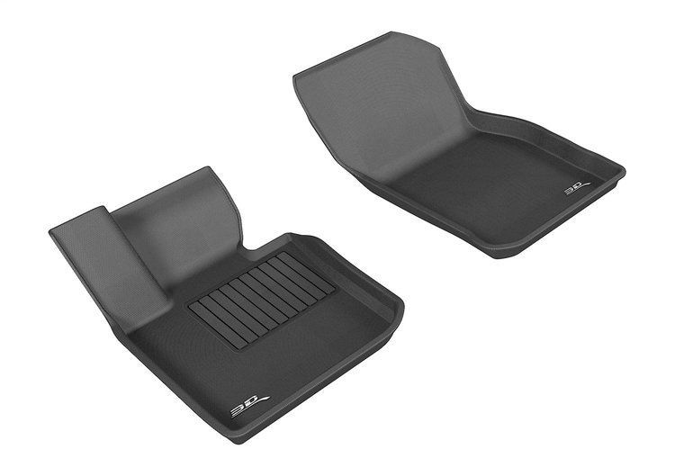 L1MN01011509 KAGU Floor Mat Set Fits Select Mini Cooper, 2-Piece, Front [Black]