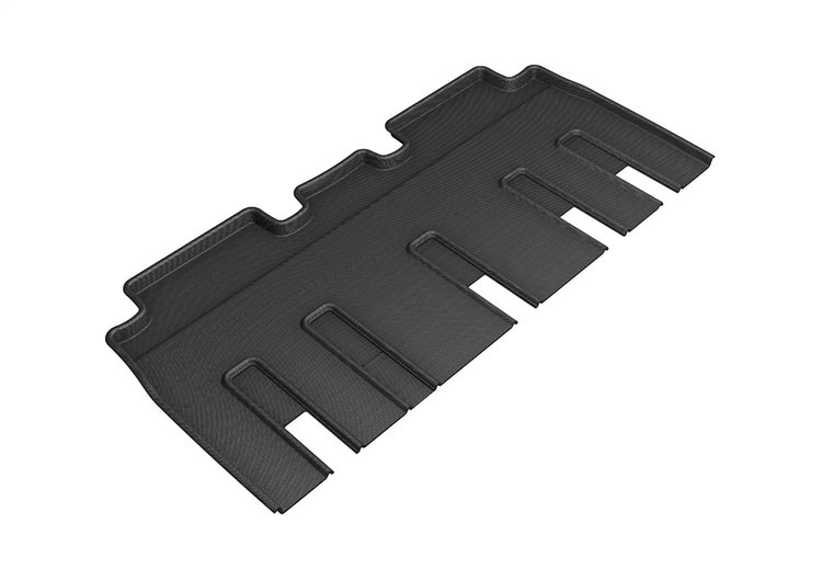L1TL00521509 KAGU Floor Mat for 2017-2020 Tesla X; 2021 Tesla X, 1-Piece, 2nd Row/Rear [Black]