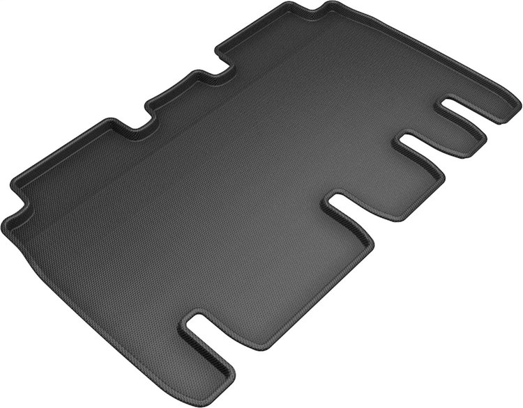 L1TL01121509 KAGU Floor Mat Set for 2016-2020 Tesla X; 2021 Tesla X, 2-Piece, Rear [Black]