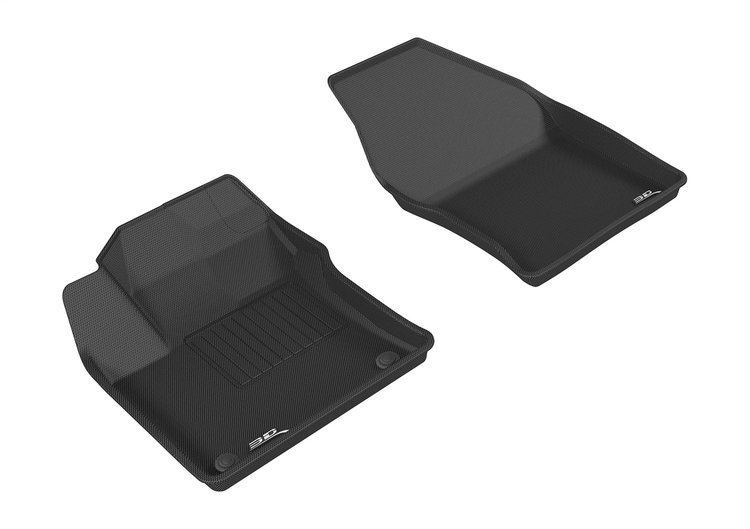 L1TY20911509 KAGU Floor Mat Set Fits Select Toyota Prius; Toyota Prius Prime, 2-Piece, Front [Black]