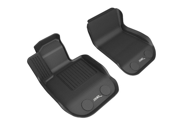 L1TY25811509 KAGU Floor Mat Set Fits Select BMW Z4; Toyota GR Supra, 2-Piece, Front/Waterproof [Black]