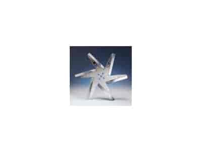 Flex-A-Lite 18" STAINLESS W/CHRM CNTR