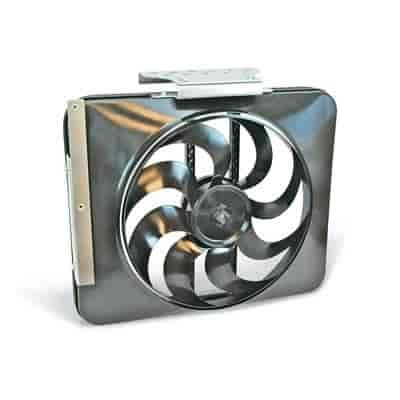 Black Magic X-Treme Electric Puller Fan Includes 1986-93 Mustang 5.0L mounting brackets