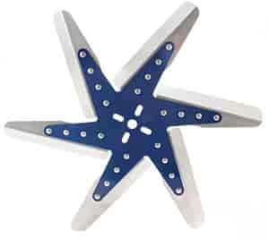 18" Stainless Low Profile Flex Fan Standard Rotation