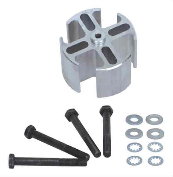 2" Aluminum Fan Spacer/Adapter Fits most Corvettes, Fords with 3/4" diameter pump shaft