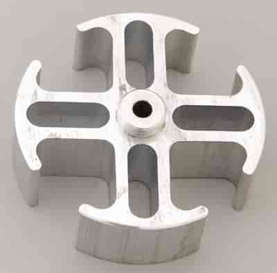 1" Aluminum Fan Spacer Female Pilot Diameter: 5/8"